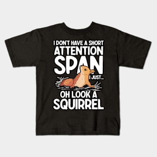 Pet Lover Squirrel Kids T-Shirt